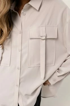LUMIERE Tops Willow Button Up Top