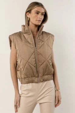 LUMIERE Tops Maeve Puffer Vest