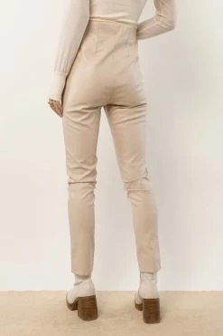 AARON & AMBER Tara Pants In Oatmeal