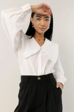 Best deal π AARON & AMBER Wanda Blouse In Off White π 7 AARON & AMBER Wanda Blouse In Off White