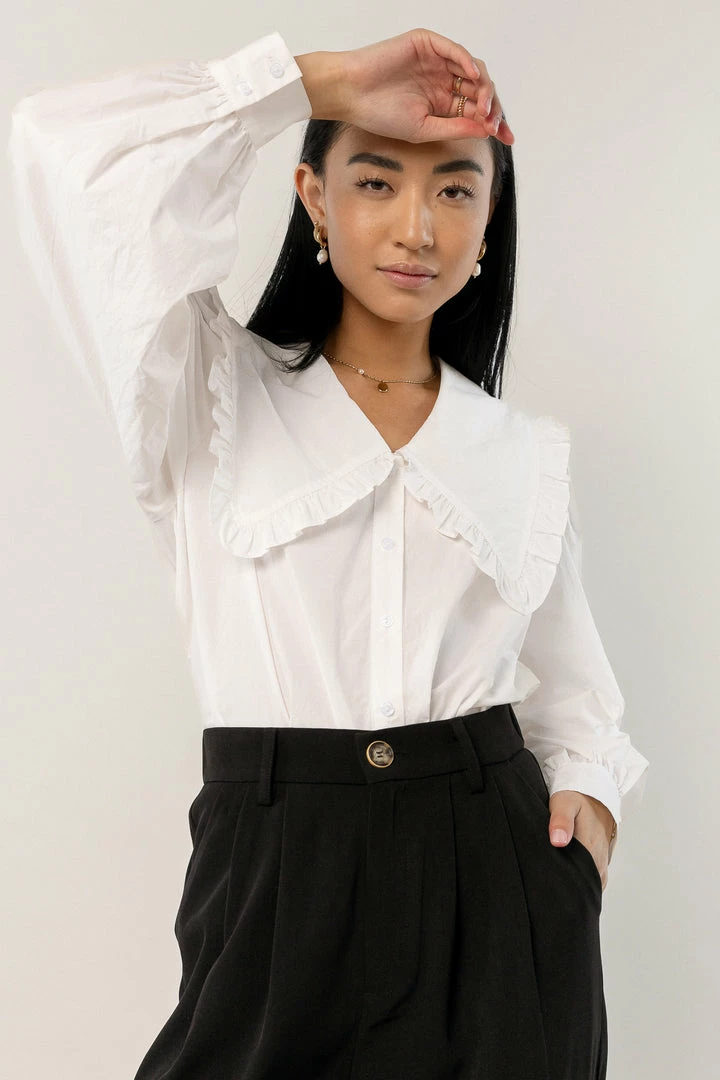 Best deal π AARON & AMBER Wanda Blouse In Off White π 3 AARON & AMBER Wanda Blouse In Off White