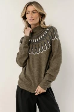 Tops Vero Moda Amora Sweater In Olive