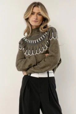 Tops Vero Moda Amora Sweater In Olive