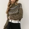 Tops Vero Moda Amora Sweater In Olive