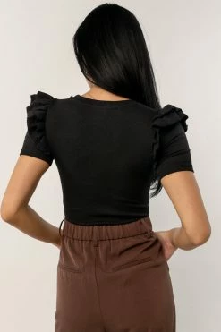 MAIZE Tops Achilles Bodysuit In Black