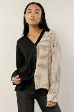 LUMIERE Tops Jasmine Button Down Top