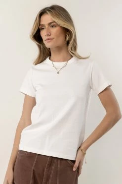 WORUI Tops Mckenna Tee Shirt In White