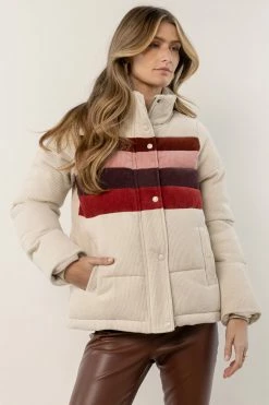 WORUI Tops Johnie Striped Jacket