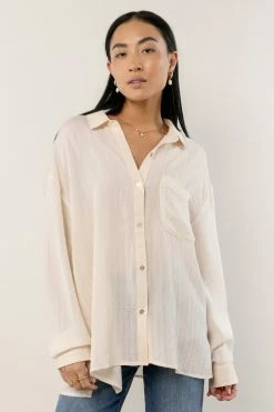 Discount ๐ฅ FUN 2 FUN New Arrivals Carmen Button Up In Ivory ๐ 8 FUN 2 FUN New Arrivals Carmen Button Up In Ivory