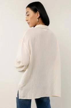 Discount ๐ฅ FUN 2 FUN New Arrivals Carmen Button Up In Ivory ๐ 10 FUN 2 FUN New Arrivals Carmen Button Up In Ivory