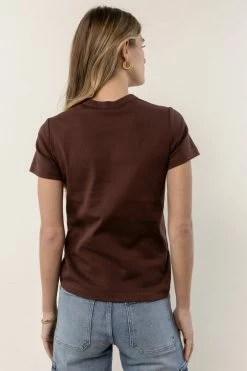 WORUI Tops Mckenna Tee Shirt In Brown