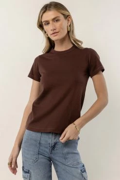 WORUI Tops Mckenna Tee Shirt In Brown