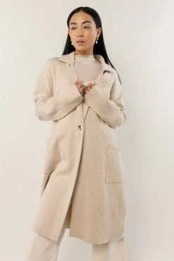 Hot Sale π TEA N ROSE Tops Demi Oversized Cardigan In Ivory π 9 TEA N ROSE Tops Demi Oversized Cardigan In Ivory