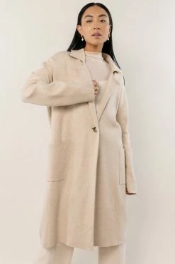 Hot Sale π TEA N ROSE Tops Demi Oversized Cardigan In Ivory π 8 TEA N ROSE Tops Demi Oversized Cardigan In Ivory