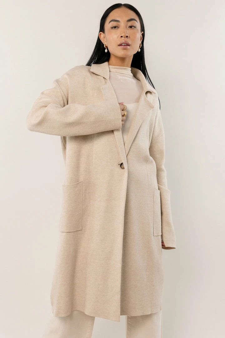 Hot Sale π TEA N ROSE Tops Demi Oversized Cardigan In Ivory π 4 TEA N ROSE Tops Demi Oversized Cardigan In Ivory