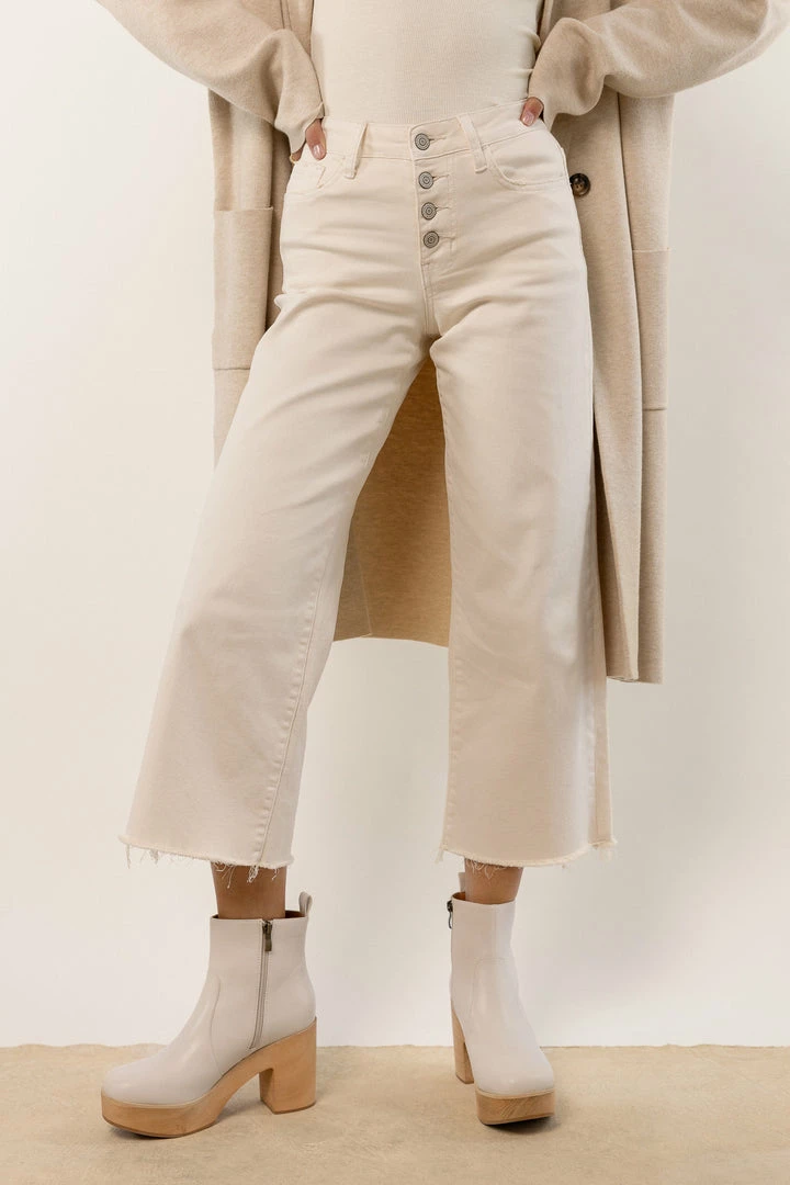 Hot Sale 👍 PLASTIC Flying Monkey Delia Wide Leg Denim 🥰 1 PLASTIC Flying Monkey Delia Wide Leg Denim