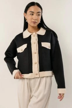 AARON & AMBER Rachel Jacket In Black