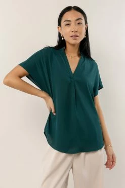 FUN 2 FUN Celeste Blouse In Jade