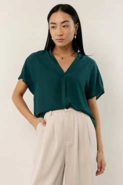 FUN 2 FUN Celeste Blouse In Jade