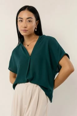 FUN 2 FUN Celeste Blouse In Jade
