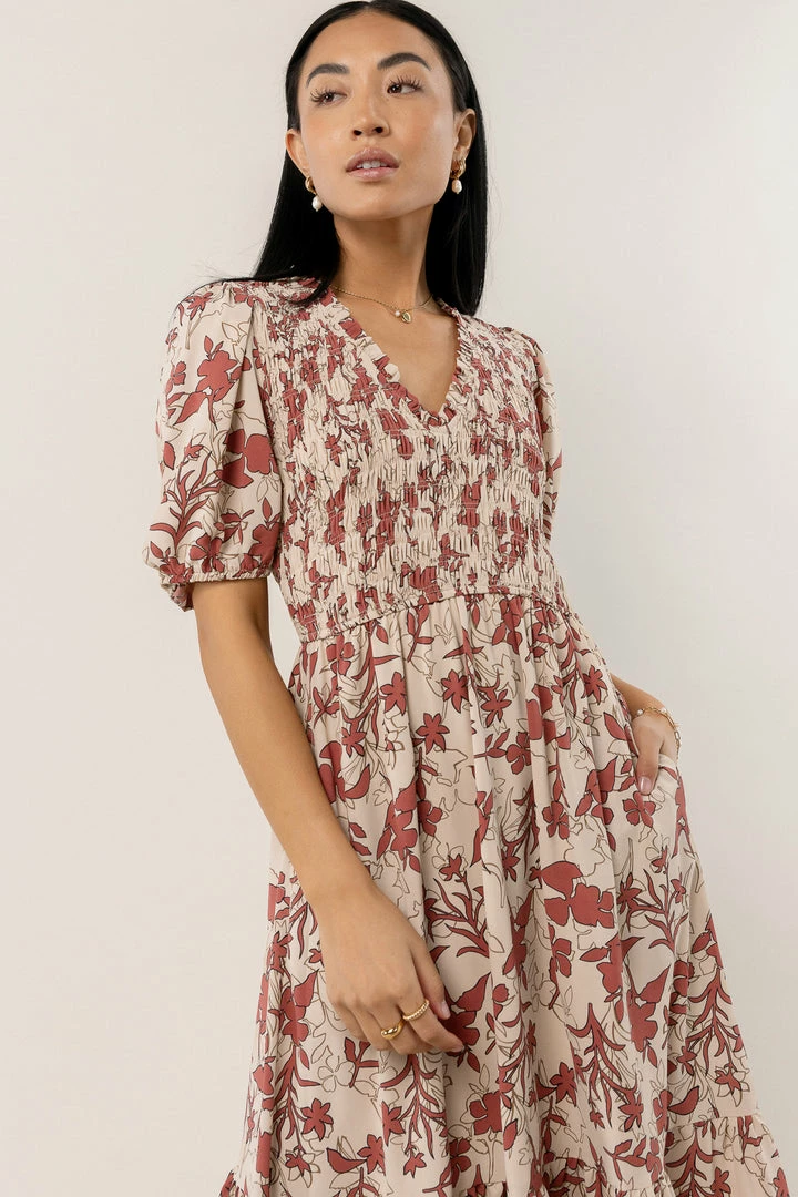 Brand new π CALISTA Galileo Smocked Midi π Dress π Dresses π 5 CALISTA Galileo Smocked Midi Dress Dresses