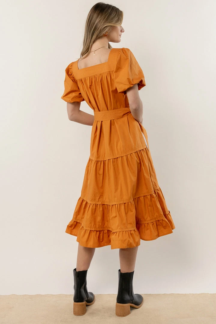 Cheapest π WORUI π Dresses Tropez Midi π Dress In Orange β 2 WORUI Dresses Tropez Midi Dress In Orange