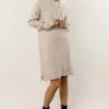 VERO MODA New Arrivals Elton Sweater Dress In Oatmeal