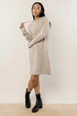 VERO MODA New Arrivals Elton Sweater Dress In Oatmeal