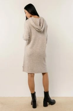 VERO MODA New Arrivals Elton Sweater Dress In Oatmeal