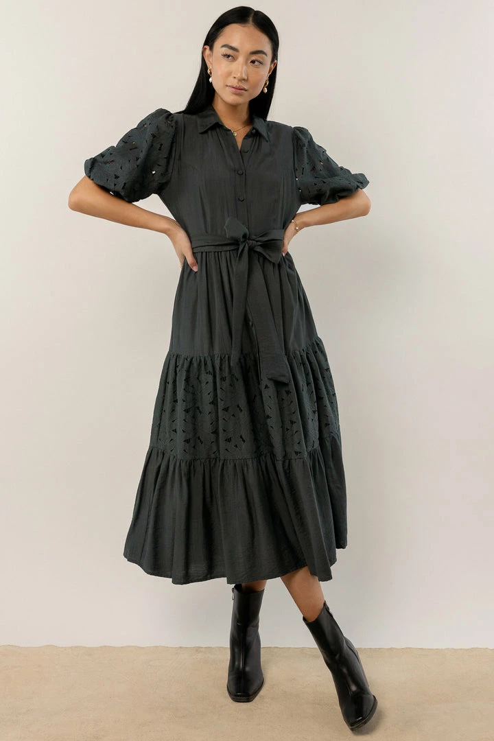 Best deal ✨ Flying Tomato 👗 Dresses Ophelia Lace Midi 👗 Dress In Teal - FINAL SALE 🔥 3 Flying Tomato Dresses Ophelia Lace Midi Dress In Teal - FINAL SALE