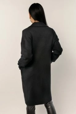 TEA N ROSE Tops Demi Oversized Cardigan In Black