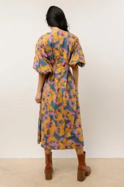 WELLMADE INC Dresses Kara Floral Midi Dress