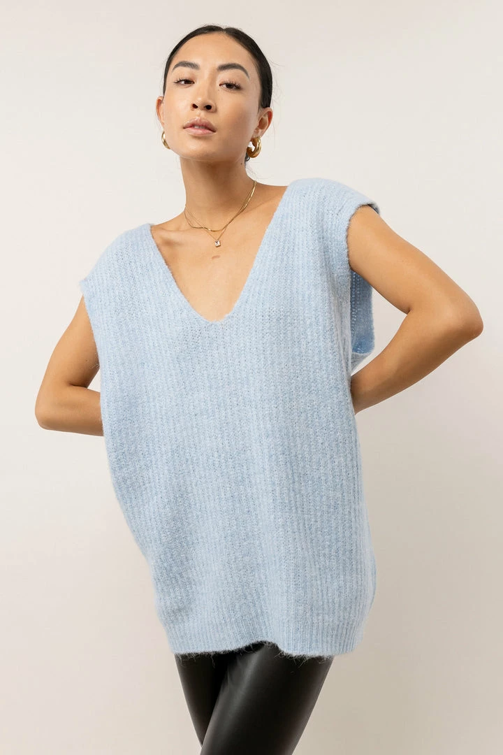 Best reviews of π Vero Moda Libbie Sweater Vest In Blue - FINAL SALE π₯° 3 Vero Moda Libbie Sweater Vest In Blue - FINAL SALE