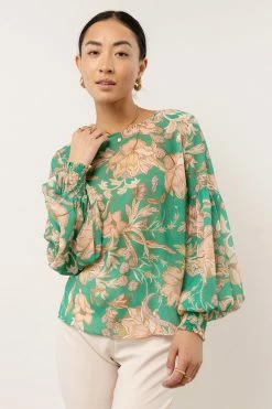 Flying Tomato Carolyn Floral Blouse