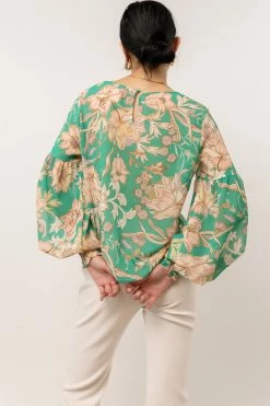 Flying Tomato Carolyn Floral Blouse
