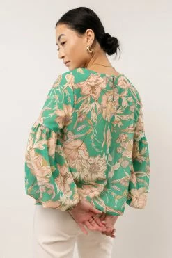 Flying Tomato Carolyn Floral Blouse