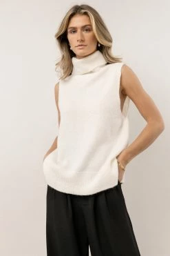 Best deal ๐ Vero Moda Lia Sweater Vest In Ivory - FINAL SALE ๐ 9 Vero Moda Lia Sweater Vest In Ivory - FINAL SALE