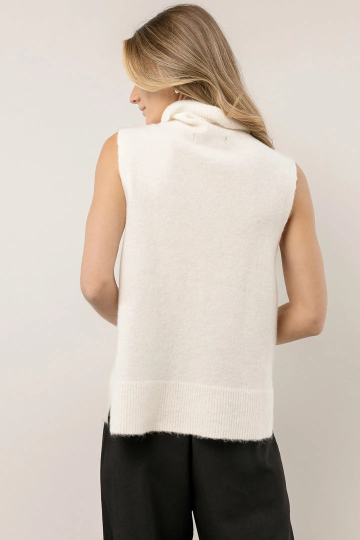 Best deal ๐ Vero Moda Lia Sweater Vest In Ivory - FINAL SALE ๐ 3 Vero Moda Lia Sweater Vest In Ivory - FINAL SALE