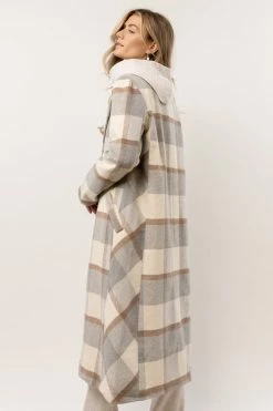QIZHEN Tops Jovie Plaid Coat
