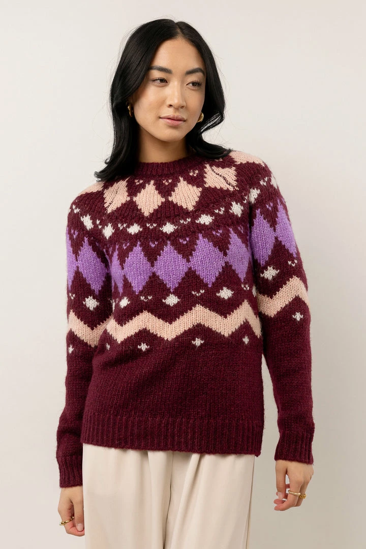 Wholesale π― Vero Moda Bessie Sweater In Burgundy π― 1 Vero Moda Bessie Sweater In Burgundy