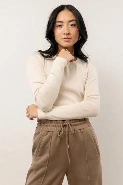 Discount 🔥 Vero Moda Marceletta Sweater In Cream ❤️ 7 Vero Moda Marceletta Sweater In Cream