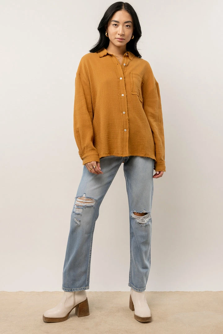 Wholesale π FUN 2 FUN Macey Button Up In Mustard New Arrivals π― 5 FUN 2 FUN Macey Button Up In Mustard New Arrivals