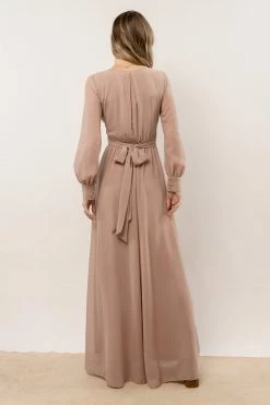 RICARICA Dresses Veronica Maxi Dress In Taupe