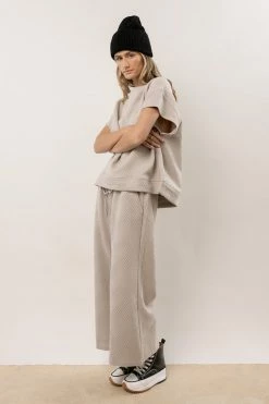 SEE AND BE SEEN Sonia Top In Taupe