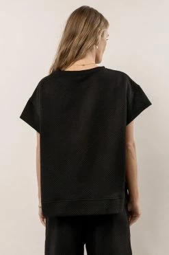 SEE AND BE SEEN Sonia Top In Black New Arrivals
