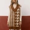 PROMESA Lillee Sweater Vest In Camel - FINAL SALE