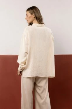 Discount ๐ฅ FUN 2 FUN New Arrivals Carmen Button Up In Ivory ๐ 11 FUN 2 FUN New Arrivals Carmen Button Up In Ivory