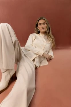 Discount ๐ฅ FUN 2 FUN New Arrivals Carmen Button Up In Ivory ๐ 9 FUN 2 FUN New Arrivals Carmen Button Up In Ivory