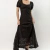 AARON & AMBER Parker Maxi Dress In Black