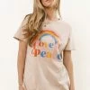 Tres Bien Love And Peace Graphic Tee